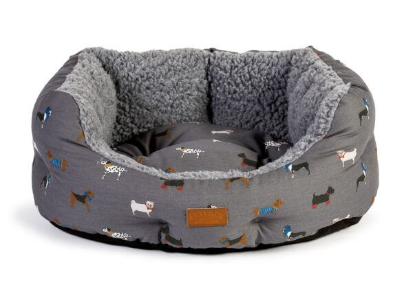 FatFace Marching Dogs Deluxe Slumber Bed