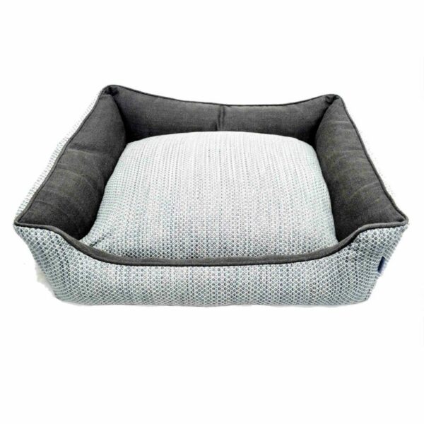 Resploot Snakeskin Snuggle Dog Bed - Grey - Medium - W70 x D60cm