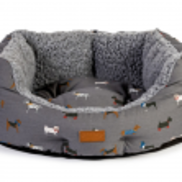 FatFace Marching Dogs Deluxe Slumber Bed