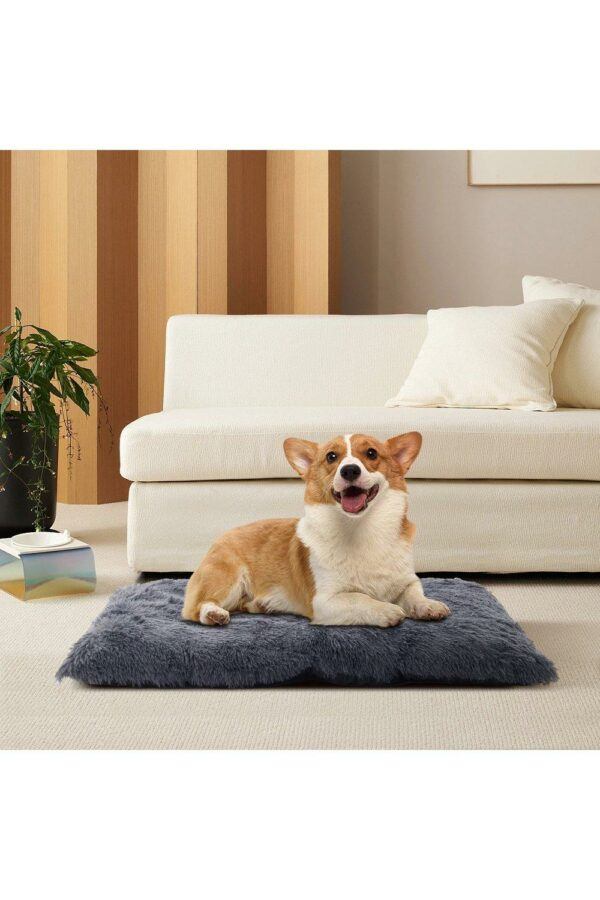 110m W x 75cm D Plush Rectangle Pet Bed Dog Cushioned Pad