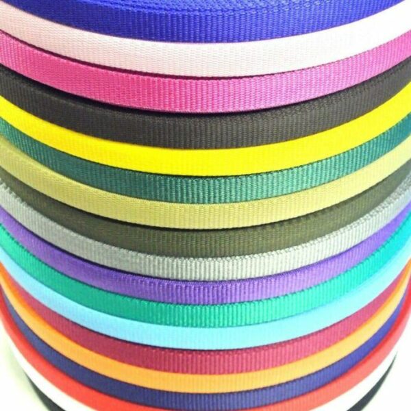 13mm Polypropylene Webbing Heavy For Dog Leads Bags Straps Handles 215Kg Breaking Strain 1 Metre - 50 Metres in 18 Colours 1St Class Post
