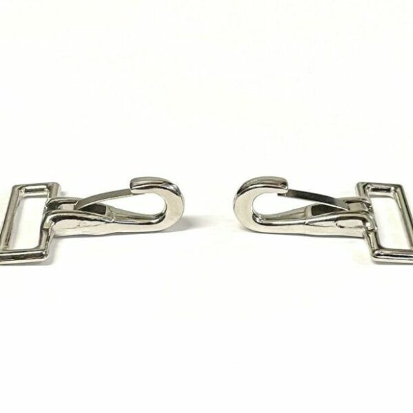 25mm Small Snap Hook Clips Clasp Trigger Nickel Plated For Bags Handles Straps Dog Leads X1 - X100 1St Class Post