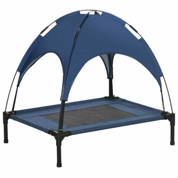 Elevated Pet Bed Dog Cot Tent with Canopy Instant Shelter Outdoor