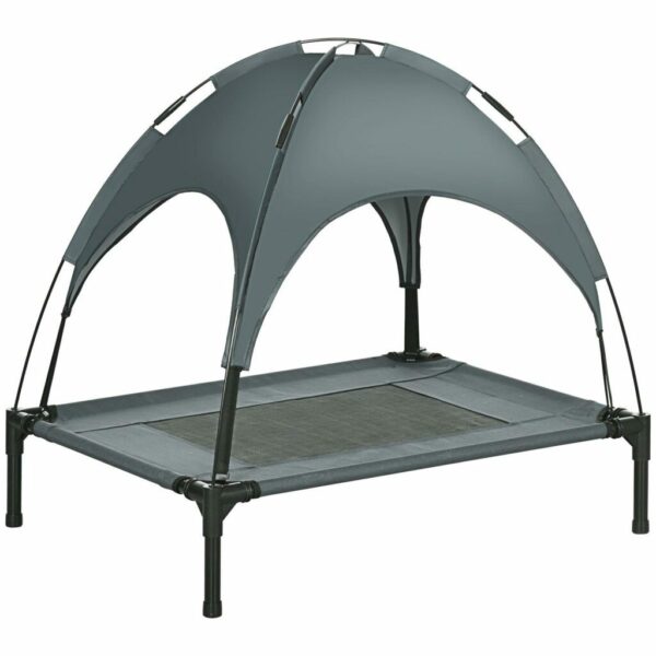 Elevated Pet Bed Dog Cot Tent with Canopy Instant Shelter Outdoor