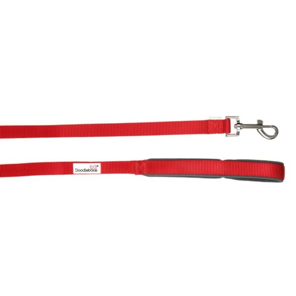 Doodlebone Originals Dog Lead 1.2m Ruby 3 Sizes - 25mm