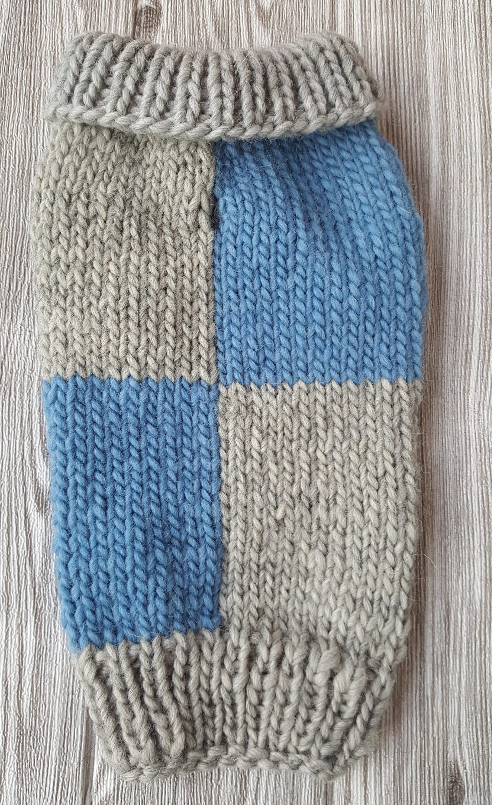 Knitted Dog Sweater With Leash Hole -Dog Coat-Dog Costume-Dog Clothes Fashion -Small