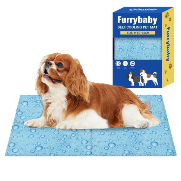 furrybaby Dog Cooling Mat, Pet Bed Dog Mat Self-Cooling Large 50x65cm)