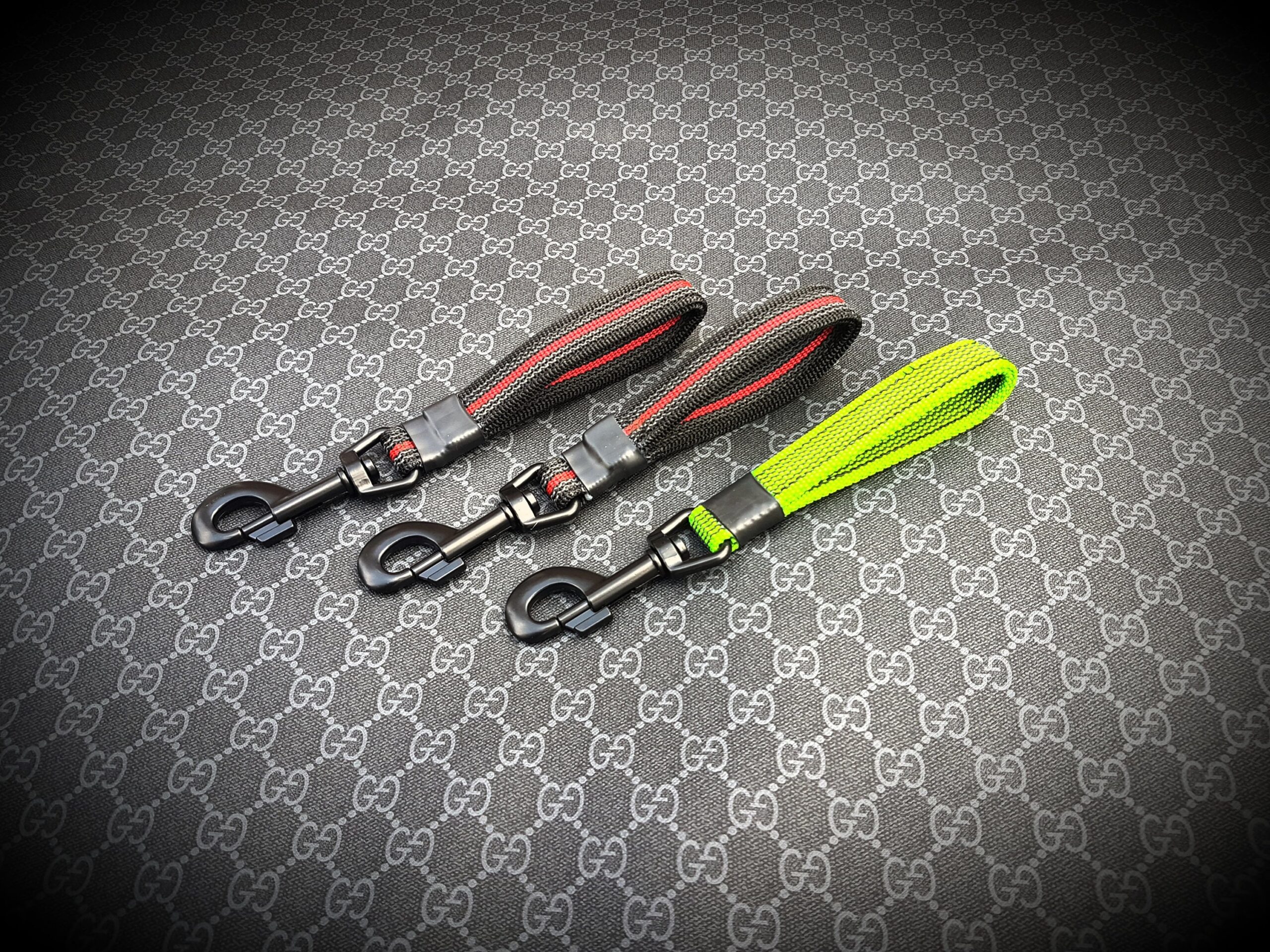 3 Finger Grab , Rubber Webbing Dog Lead/Grab