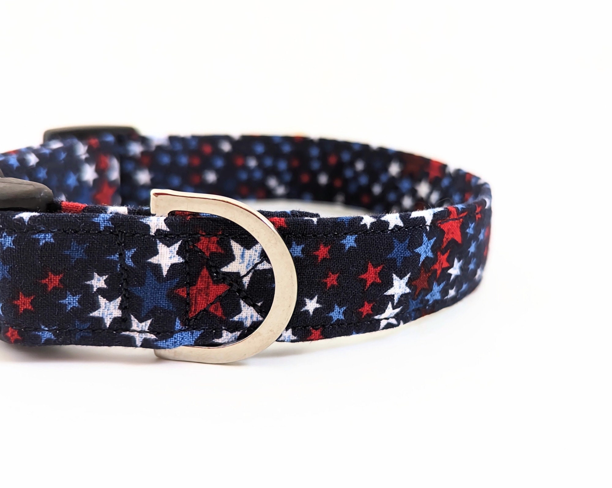 Americana Stars Dog Collar | Boy Puppy Girl Space Star Lead