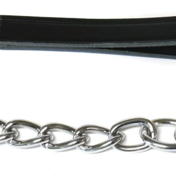 Ancol Dog Chain Lead - Extra Heavy - Black - 50cm