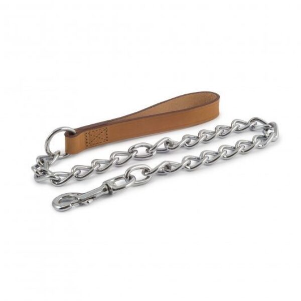 Ancol Dog Chain Lead - Extra Heavy - Tan - 76cm