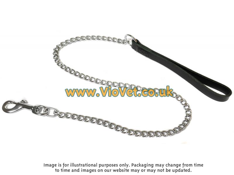 Ancol Dog Chain Lead - Heavy - Black - 91cm