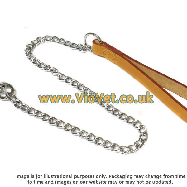 Ancol Dog Chain Lead - Heavy - Tan - 91cm