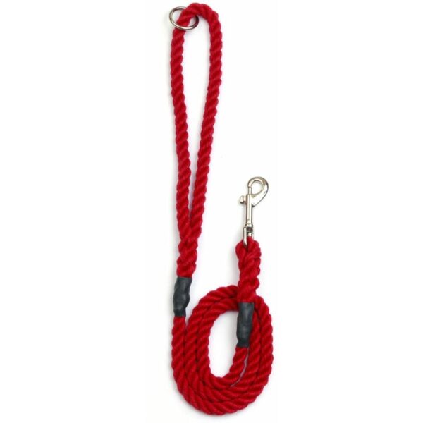 Animate Trigger Hook Rope Gun Dog Lead Red 12mmx1.2m - 32126