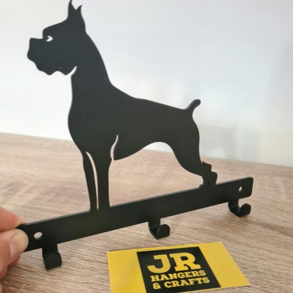 Boxer Dog Lead/Leash, Key, Coat, Door, Towel, Hanger, Holder, Rack, Hook - Wall Mounted