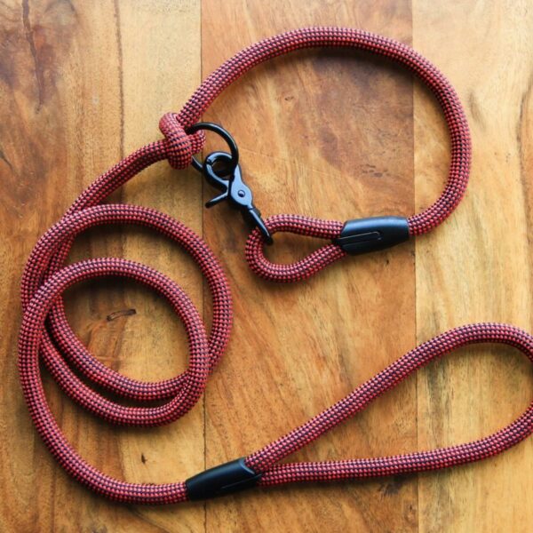 Checkered Black & Red Dog Leash For Small & Big Dogs/ Leash/Dog Lead
