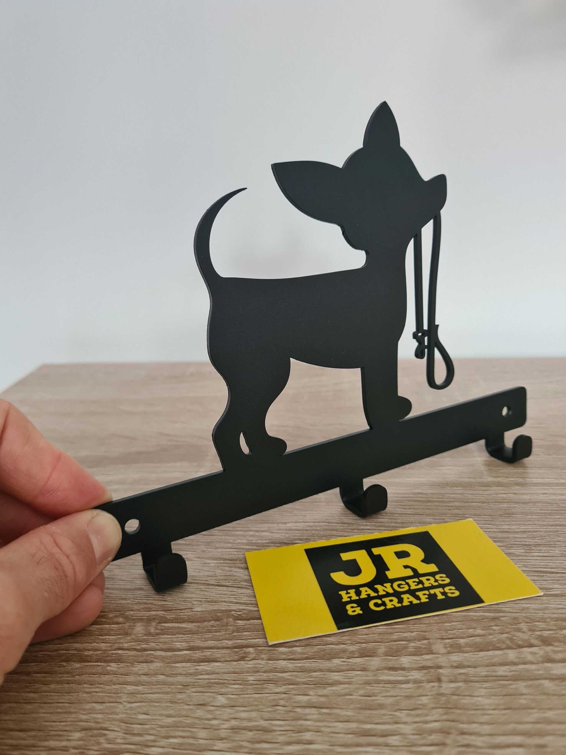 Chihuahua Dog Lead/Leash, Key, Coat, Door, Towel, Hanger, Holder, Rack, Hook - Wall Mounted