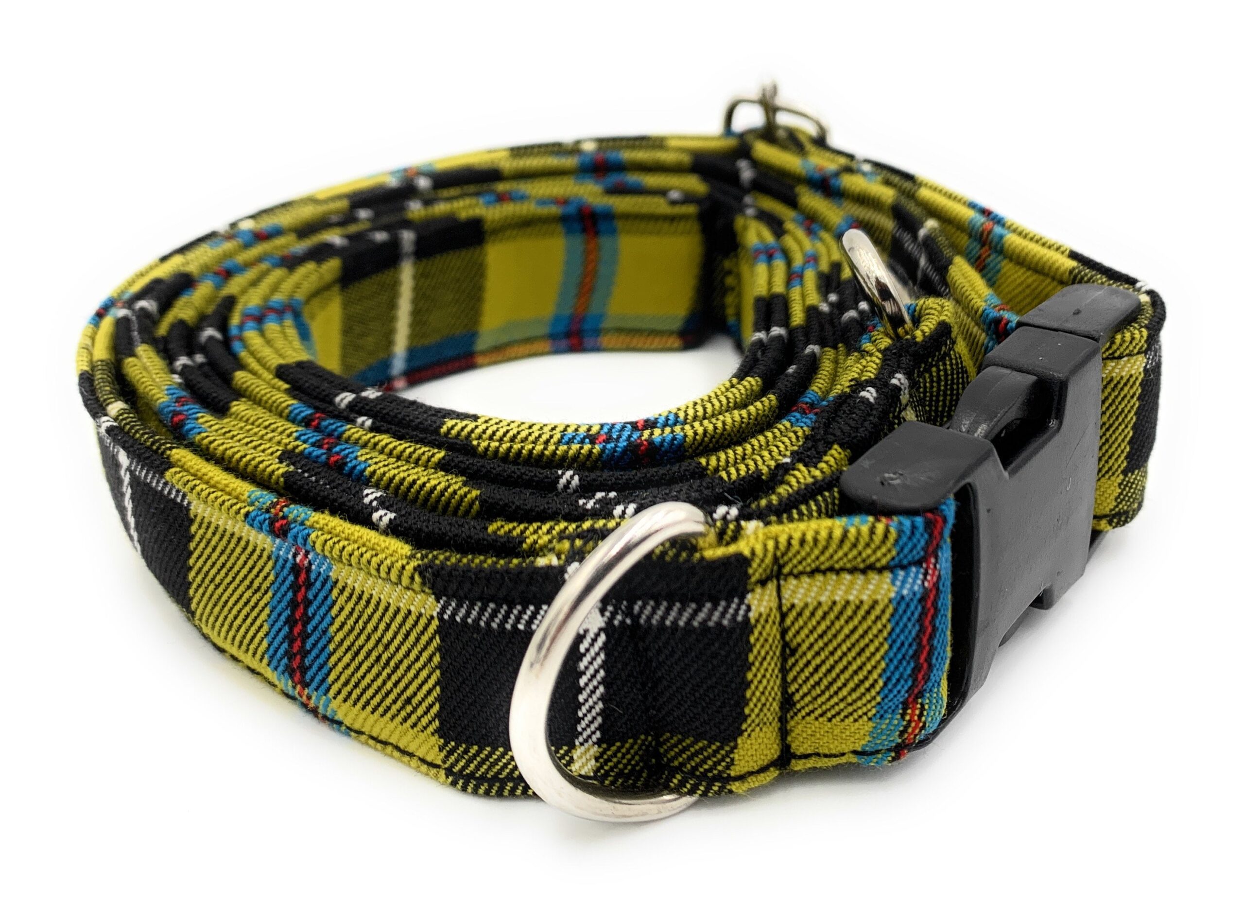 Cornish National Tartan Handmade Dog Collar & Lead Set